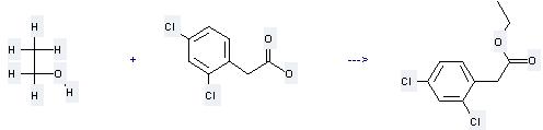 2,4-Dichlorophenylacetic acid can be used to produce ethyl 2,4-dichlorophenylacetate
